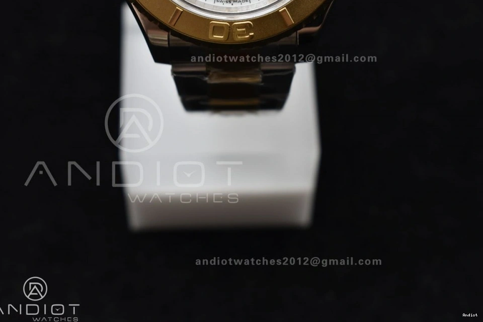 Yacht-Master 116623 GMF White Plated YG SA3135 Edition on YG Dial SS Bracelet Best 0417